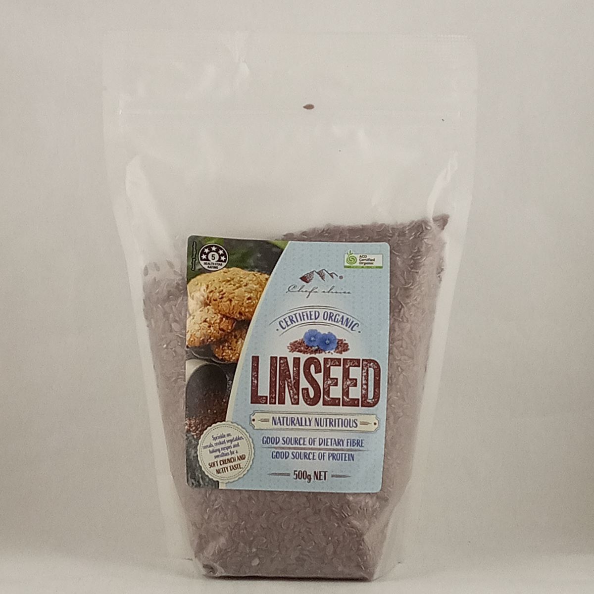 GRAINE DE LIN BIO 10/500g C/C organic linseed FR 03.25 **