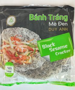 GALETTE SESAME NOIRE 40/400g DUY ANH black sesame crackers 04.25