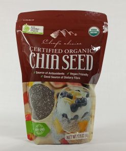 GRAINE DE CHIA NOIRE BIO 10/500g C/C org black chia seeds FR *R05.25*