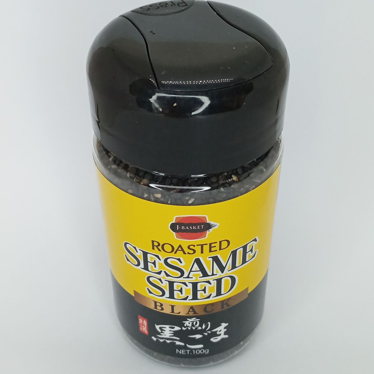 SESAME NOIR 12/8/100g JBASKET #40053 roasted black sesame seed*R3.25*