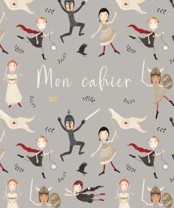Cahier A5 Katherine Quinn « Heroes and heroines »
