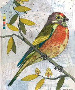 Affiche Linotte mélodieuse 30x40cm  – Manuela Dupont