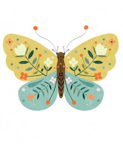 Carte d’art Bee Brown « Adorable butterfly »