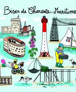 Magnet Cécile Drevon « Bises des Charente-Maritime »
