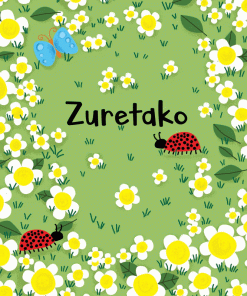 Carte double langue basque / euskara Lucille Cécile Drevon « Zuretako »