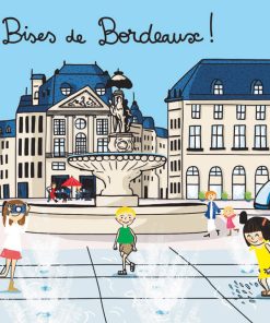 Magnet Cécile Drevon « Bises de Bordeaux »