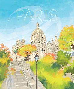 Carte d&rsquo;art Fish Art Work « Sacré Coeur »