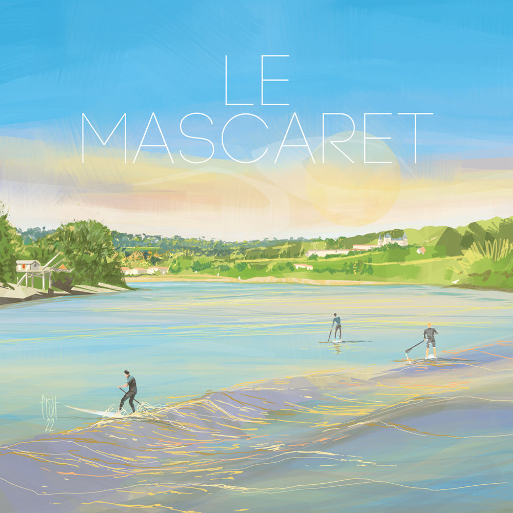 Carte d’art Fish Art Work « Mascaret »