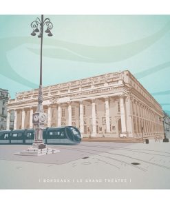 Carte d&rsquo;art Fish Art Work « Le Grand Théâtre »