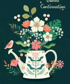 Grande Carte Bonne continuation « Watering can »