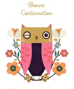 Grande Carte Bonne continuation « Watchful owl »