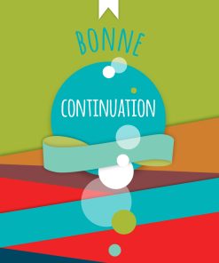 Grande Carte anniversaire Conni Hahn « Bonne continuation »