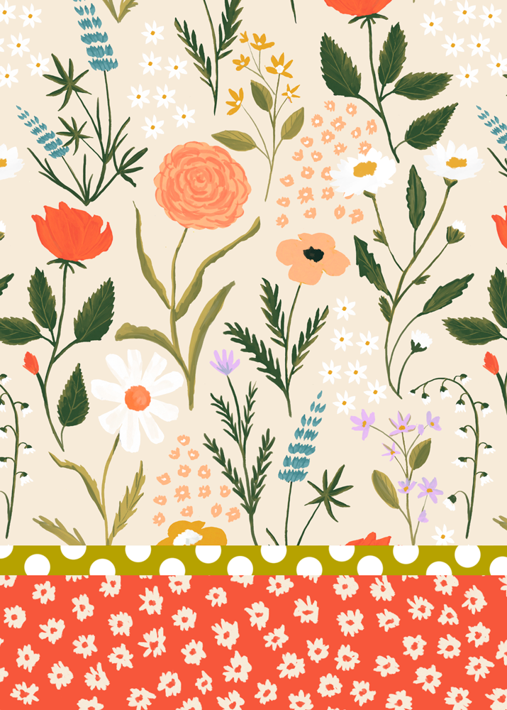 Carnet A6 Abby Jacobs « Spring blanket »