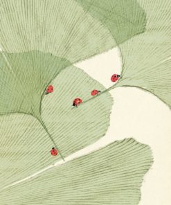 Carnet A6 Pépins »Ladybirds on stems »
