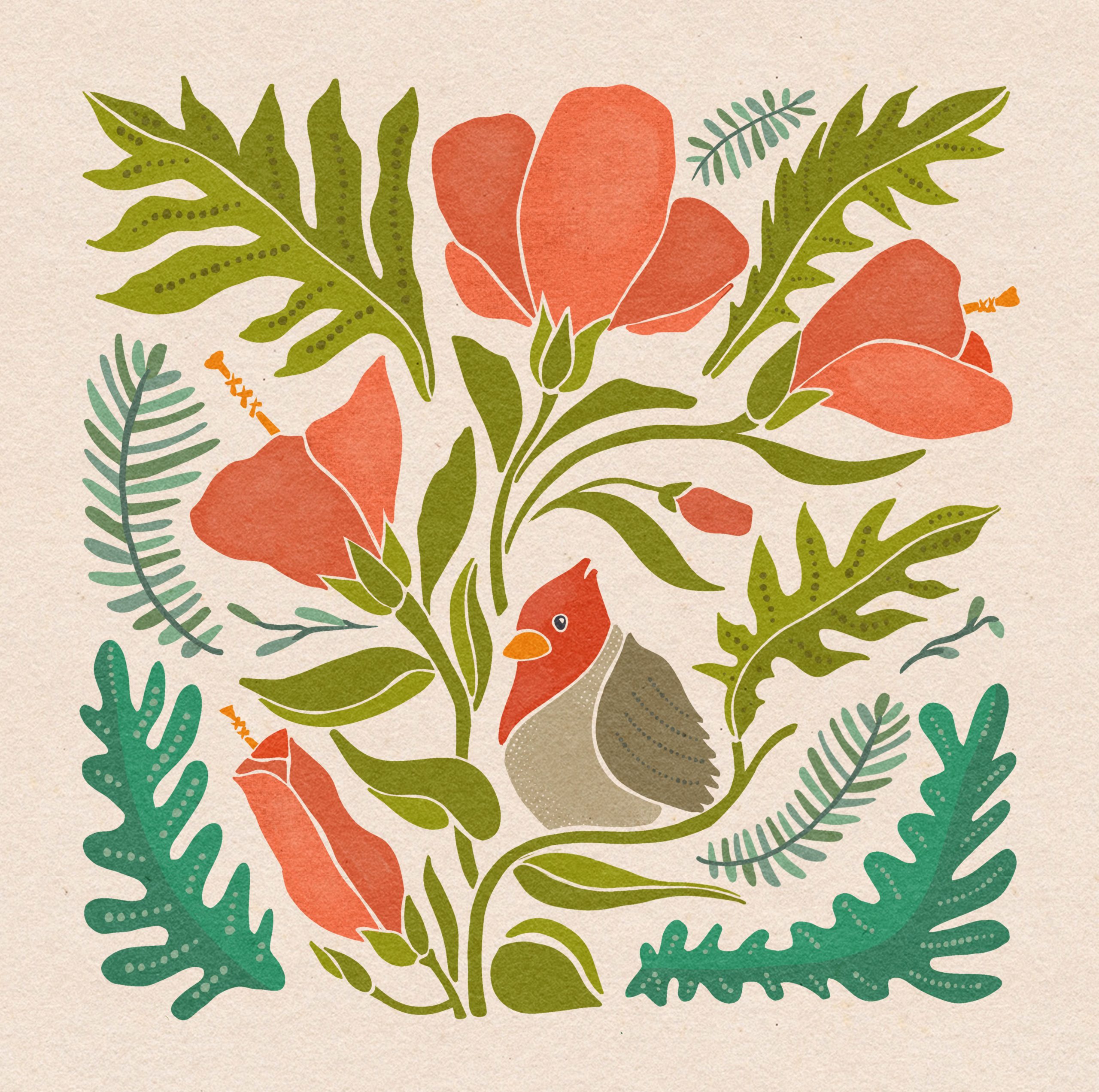 Carte d’art Kimko « Seek joy daily »