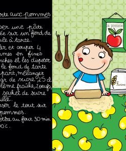 Magnet Recettes Cécile Drevon « Tarte aux pommes »