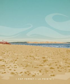 Magnet Fish Art Work « La Pointe du Cap Ferret »