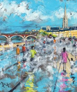 Carte d&rsquo;art Max « Miroir d&rsquo;Eau – Saint Michel »