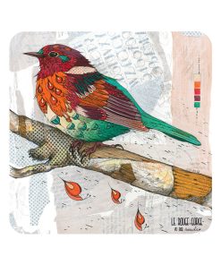 Carte d’art Manuela Dupont « Le Rouge-gorge »