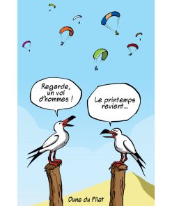 Magnet MEB Matyo Emmel Bast « Parapente sur la dune du Pilat »