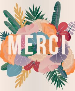 Carte remerciements Sonia Vioix « Merci »