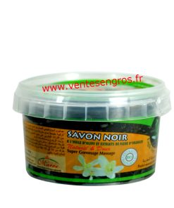 Savon noir aux extraits de Roses 200 grs (lot de 12 pièces)