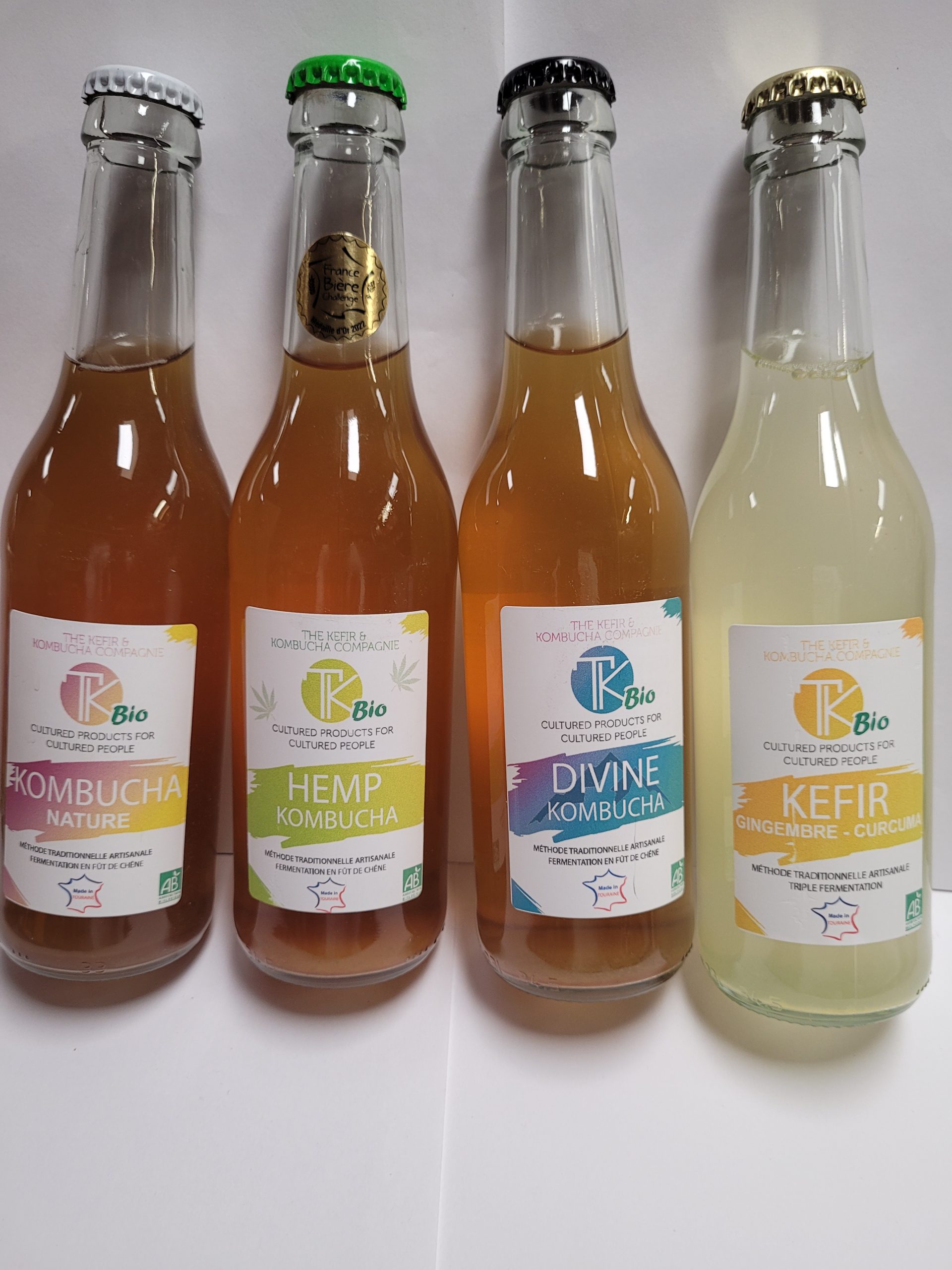 KEFIR ROSE HIP KOMBUCHA 33cl net BIO TOURAINE FRANCE – Image 2